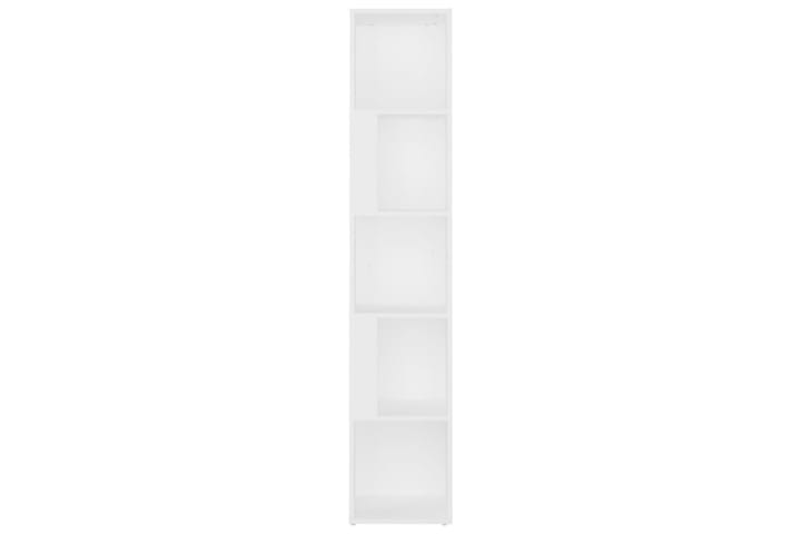 Kulmakaappi valkoinen 33x33x164,5 cm lastulevy - Valkoinen - Kulmahylly - Keittiöhylly - Hylly