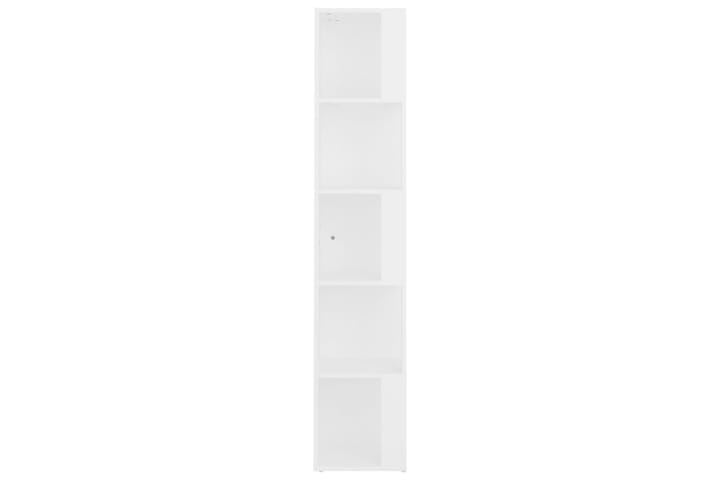Kulmakaappi valkoinen 33x33x164,5 cm lastulevy - Valkoinen - Kulmahylly - Keittiöhylly - Hylly