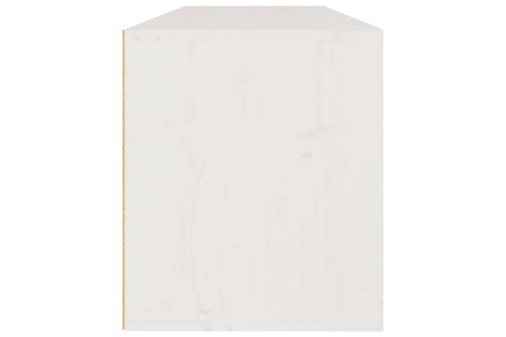 Sein�äkaappi valkoinen 100x30x35 cm täysi mänty - Valkoinen - Seinähylly - Keittiöhylly - Hylly
