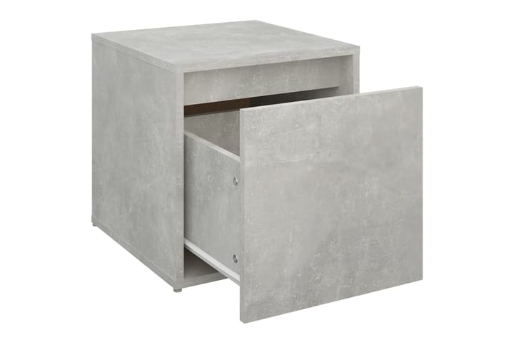 beBasic Säilytyslaatikko betoninharmaa 40,5x40x40 cm tekninen puu - Harmaa - Säilytyskaappi - Kulmakaappi