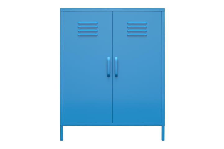 Säilytyskaappi Cache 80x40 cm 2 ovea Sininen - Novogratz - Säilytyskaappi