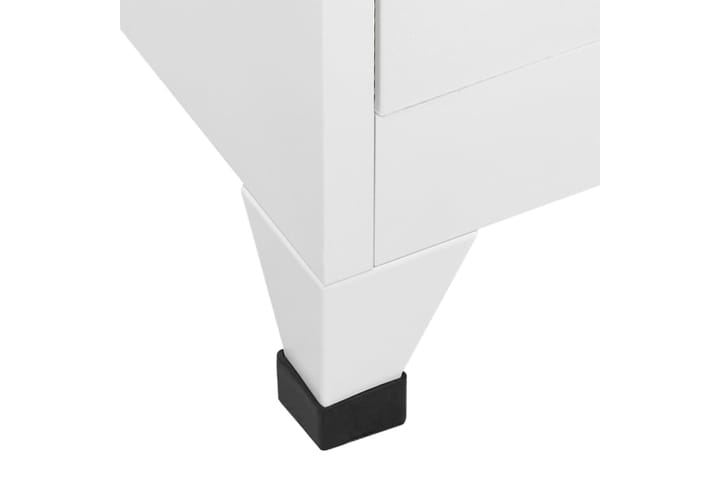 beBasic Pukukaappi vaaleanharmaa 90x40x180 cm teräs - Harmaa - Toimistokalusteet - Asiakirjakaappi