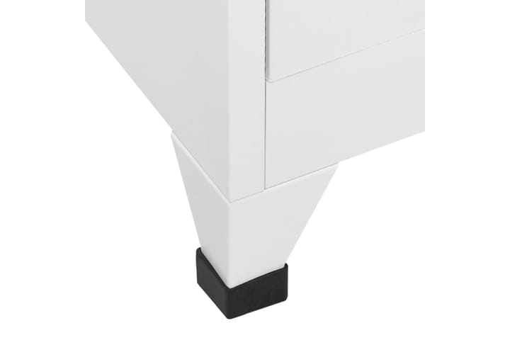 beBasic Pukukaappi valkoinen 90x45x180 cm teräs - Valkoinen - Toimistokalusteet - Asiakirjakaappi