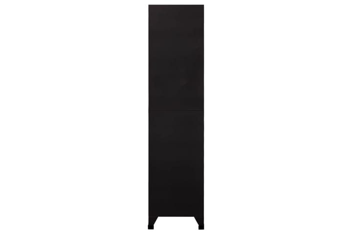 beBasic Pukukaappi musta 90x40x180 cm teräs - Musta - Toimistokalusteet - Asiakirjakaappi