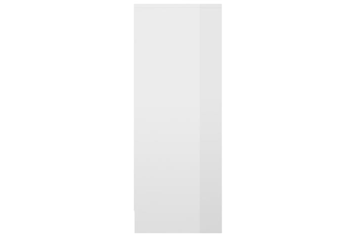 Kenkäkaappi korkeakiilto valkoinen 31,5x35x90 cm lastulevy - Valkoinen - Säilytyskaappi - Kenkäsäilytys - Eteisen säilytys - Kenkäkaappi