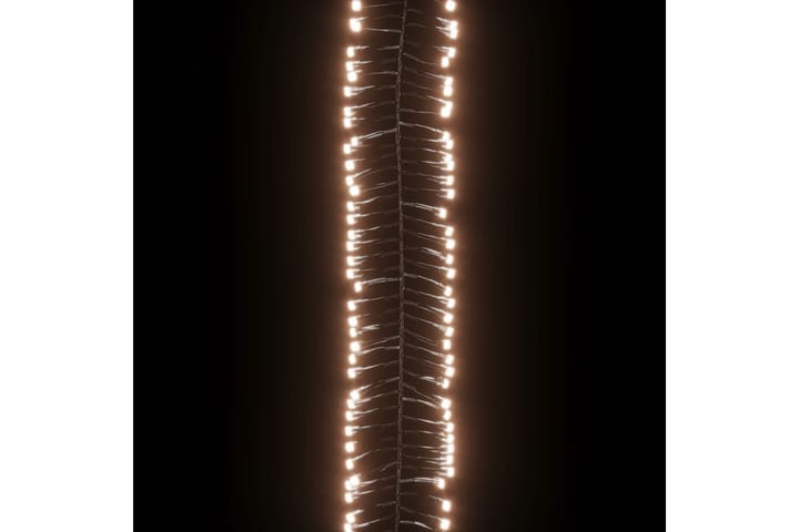 beBasic Cluster LED-valonauha 1000 LED-valoa lämmin valkoinen 20 m PVC - Joulukynttilä - Joulukoristeet