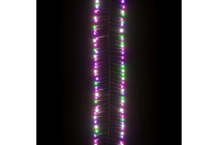 beBasic Cluster LED-valonauha 1000 LED-valoa monivärinen pastelli 20 m - Joulukynttilä - Joulukoristeet