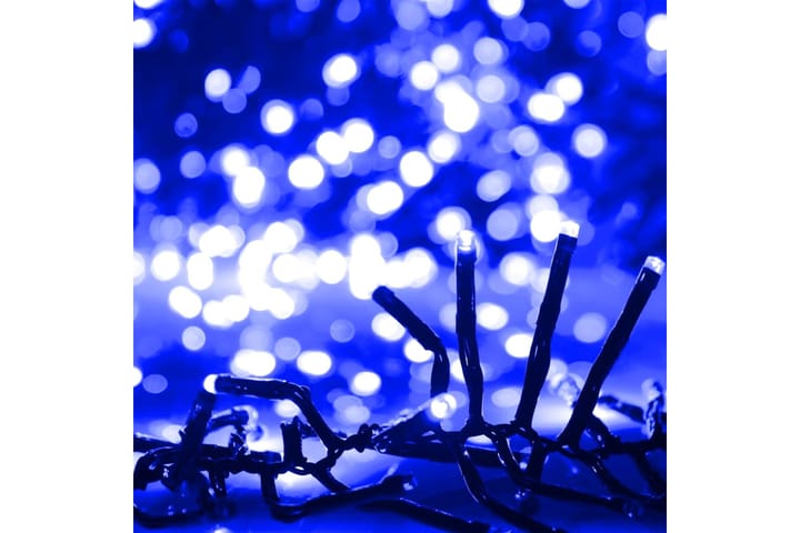 beBasic Cluster LED-valonauha 2000 LED-valoa sininen 40 m PVC - Joulukynttilä - Joulukoristeet