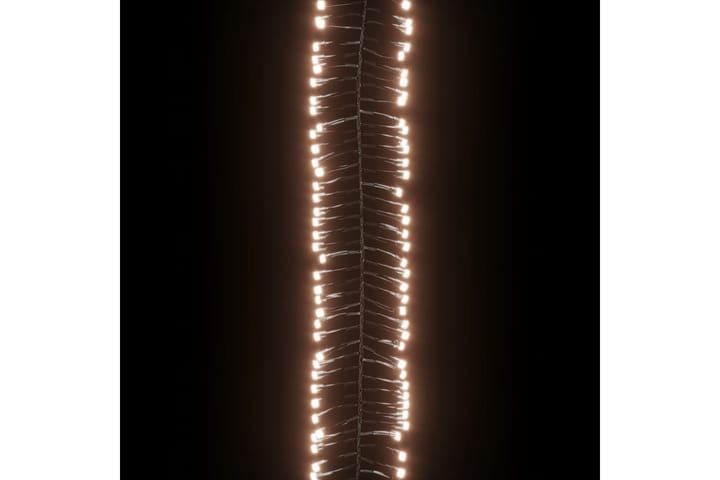 beBasic Cluster LED-valonauha 400 LED-valoa lämmin valkoinen 8 m PVC - Joulukynttilä - Joulukoristeet