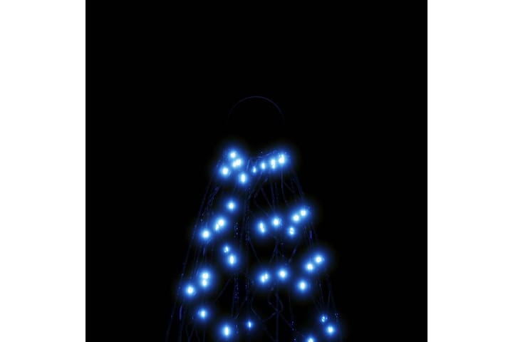 beBasic Joulukuusi lipputankoon 3000 sinistä LED-valoa 800 cm - Tekokuusi