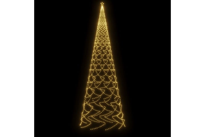 beBasic Joulukuusi piikillä 3000 lämpimän valkoista LED-valoa 800 cm - Tekokuusi