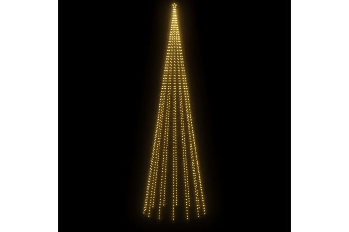 beBasic Kartio joulukuusi 1134 lämpimän valkoista LED-valoa 230x800 cm - Tekokuusi