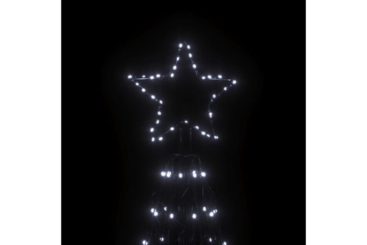 beBasic Kartio joulukuusi 1400 kylmän valkoista LED-valoa 160x500 cm - Tekokuusi