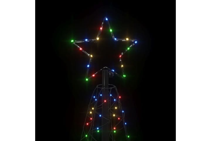beBasic Kartio joulukuusi 200 värikästä LED-valoa 70x180 cm - Tekokuusi