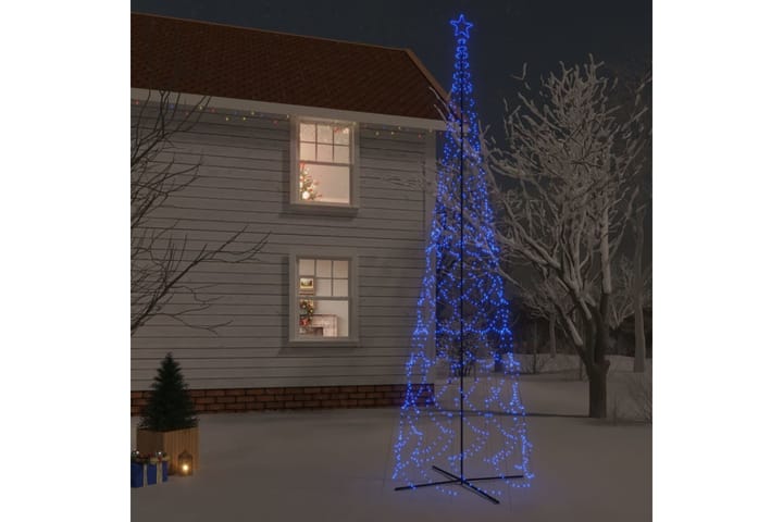 beBasic Kartio joulukuusi 3000 sinistä LED-valoa 230x800 cm - Tekokuusi