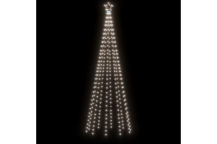 beBasic Kartio joulukuusi 310 kylmän valkoista LED-valoa 100x300 cm - Tekokuusi
