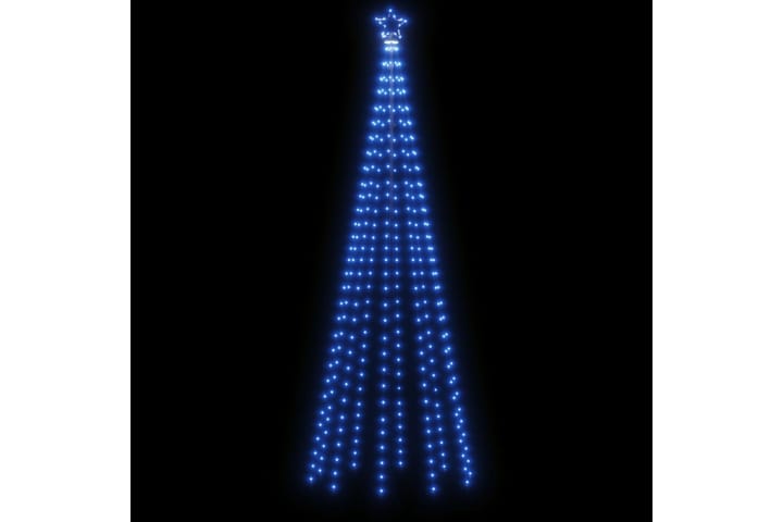 beBasic Kartio joulukuusi 310 sinistä LED-valoa 100x300 cm - Tekokuusi
