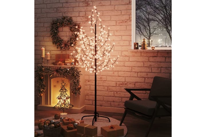 beBasic Kirsikankukka LED-puu lämmin valkoinen 200 LED-valoa 180 cm - Tekokuusi
