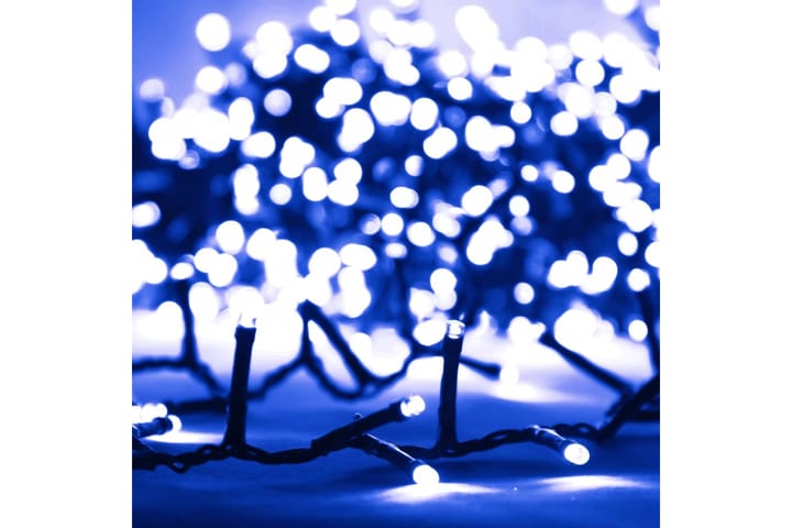 beBasic Kompakti LED-valonauha 2000 LED-valoa sininen 20 m PVC - Joulukynttilä - Joulukoristeet