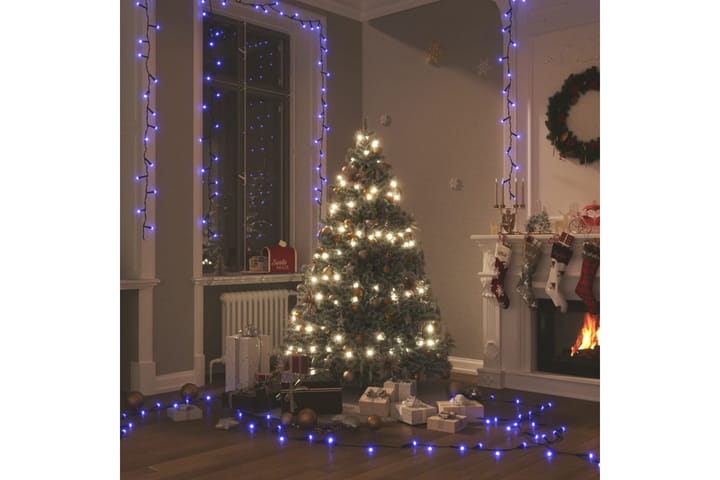 beBasic LED-valonauha 600 LED-valoa sininen 60 m PVC - Joulukynttilä - Joulukoristeet