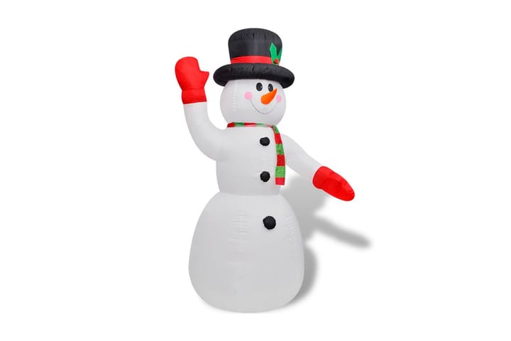 Ilmatäytteinen lumiukko 240 cm - Valkoinen - Joulukoristeet