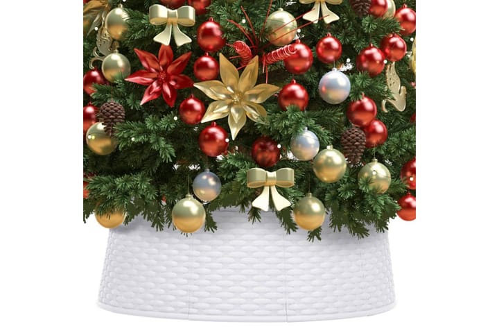 Joulukuusen helma valkoinen 54x19,5 cm - Valkoinen - Joulukuusen koristeet - Joulukoristeet