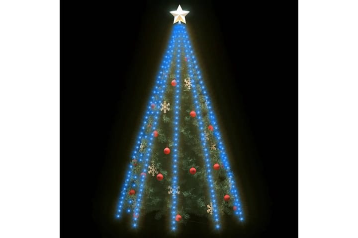 Joulukuusen valoverkko 400 LED-valoa sininen 400 cm - Sininen - Joulukuusen koristeet - Joulukoristeet