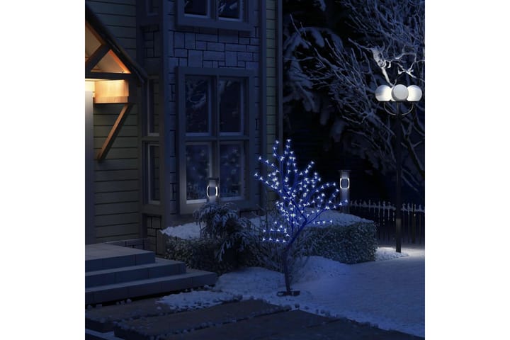 Joulukuusi 128 sinistä LED-valoa kirsikankukka 120 cm - Tekokuusi