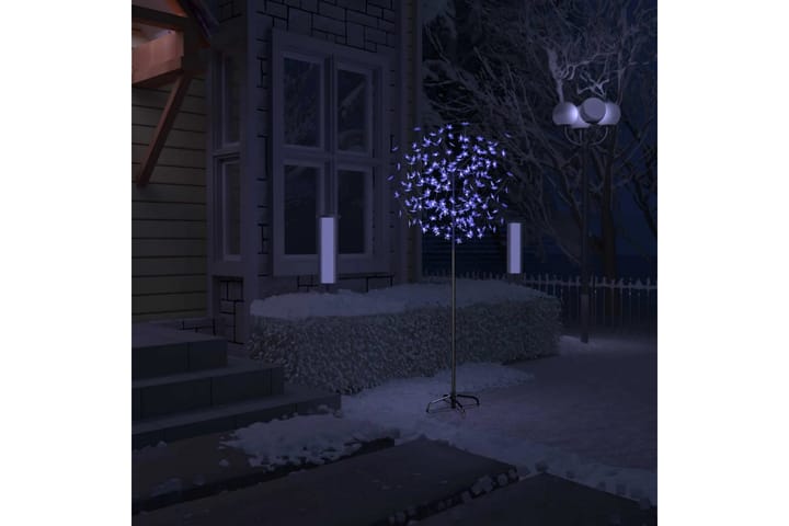 Joulukuusi 200 sinivalkoista LED-valoa kirsikankukka 180 cm - Tekokuusi
