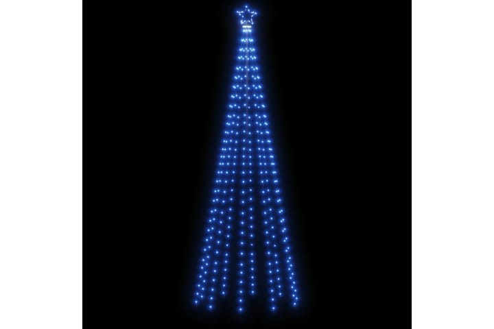Joulukuusi piikillä 310 sinistä LED-valoa 300 cm - Tekokuusi