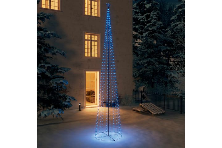 Kartio joulukuusi 752 sinistä LED-valoa 160x500 cm - Tekokuusi