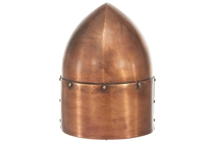 Keskiaikaisen ritarin kypärä antiikki kopio kupari teräs - Sisustusesineet