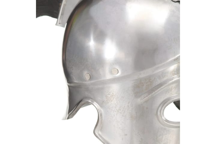 Kreikkaisen sotilaan kypärä antiikki kopio hopea teräs - Sisustusesineet