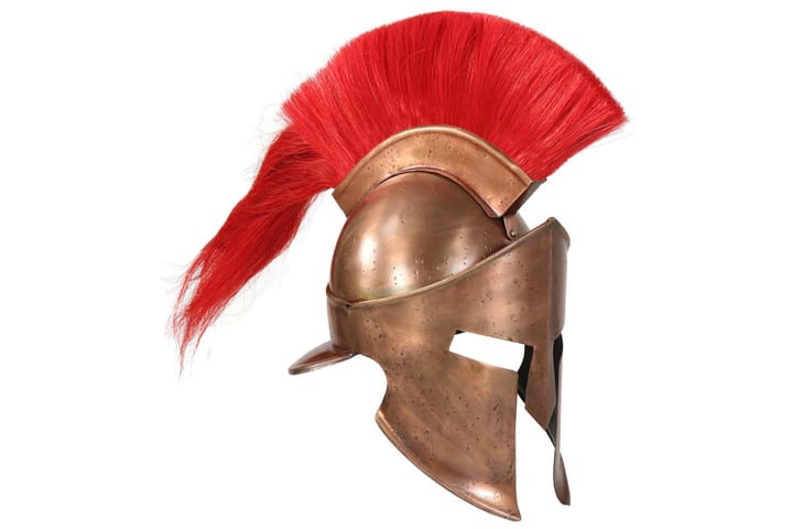 Kreikkaisen sotilaan kypärä antiikki kopio LARP hopea teräs - Sisustusesineet
