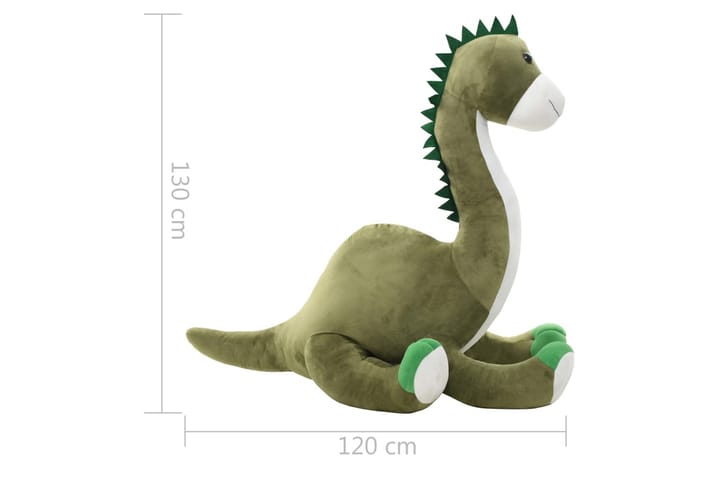 Dinosaurus brontosaurus pehmolelu plyysi vihreä - Vihreä - Lastenhuoneen koristeet - Pehmolelut