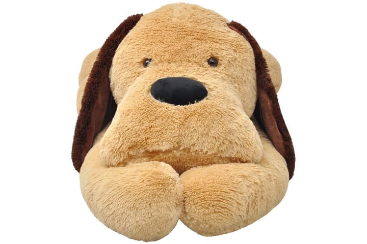 Koira pehmolelu Ruskea 160 cm - Ruskea - Pehmolelut - Lastenhuoneen koristeet