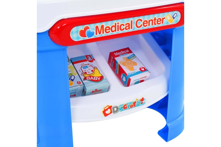 Lasten lääkärileikkisarja 15-osainen 38x30x67,5 cm - Monivärinen - Vauvan lelut - Lastenhuoneen koristeet