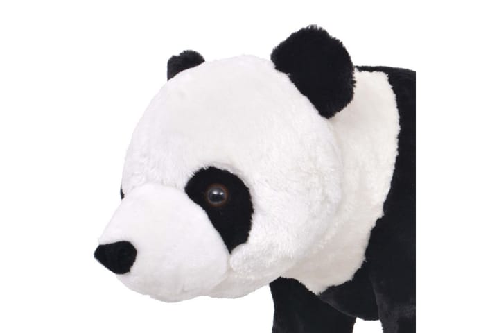 Seisova pehmolelu panda musta ja valkoinen XXL - Musta - Pehmolelut - Lastenhuoneen koristeet