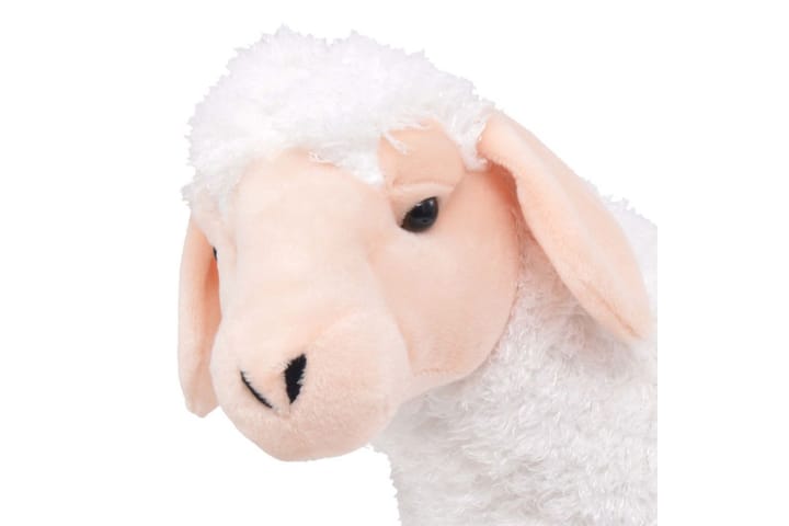 Seisova pehmolelu lammas valkoinen XXL - Valkoinen - Pehmolelut - Lastenhuoneen koristeet
