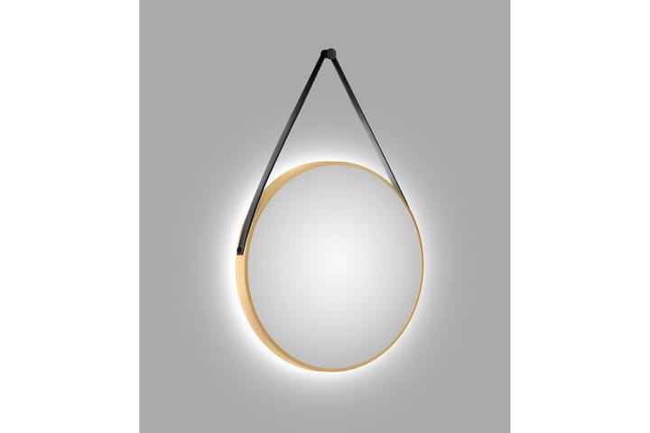 Peili Delaryd 80 cm - Kulta - Peili - Kylpyhuoneen peilit - Kylpyhuonepeili valaistuksella