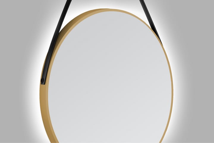 Peili Delaryd 80 cm - Kulta - Peili - Kylpyhuoneen peilit - Kylpyhuonepeili valaistuksella