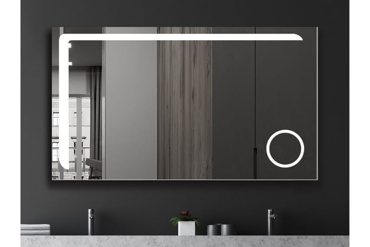 Peili Forsehaga 120x70 cm - Hopea - Peili - Kylpyhuoneen peilit - Kylpyhuonepeili valaistuksella