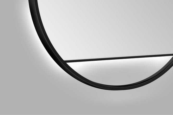 Peili Linka 80 cm - Musta - Peili - Kylpyhuoneen peilit - Kylpyhuonepeili valaistuksella