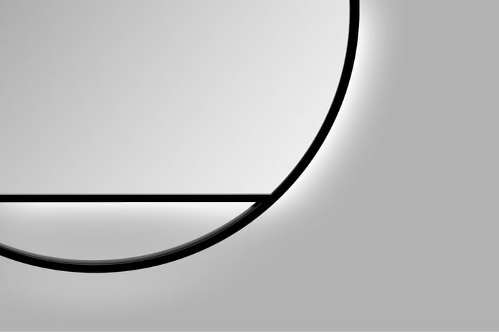 Peili Linka 80 cm - Musta - Peili - Kylpyhuoneen peilit - Kylpyhuonepeili valaistuksella