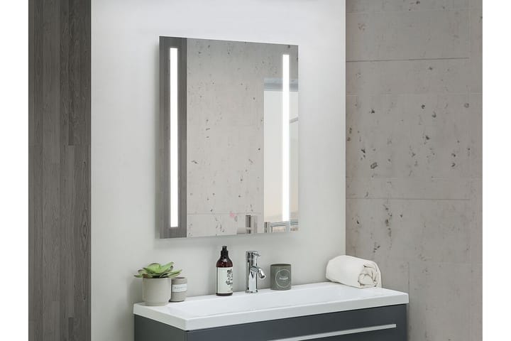 Peili Luisito LED 70x90 cm - Hopea - Kylpyhuoneen peilit - Peili - Kylpyhuonepeili valaistuksella