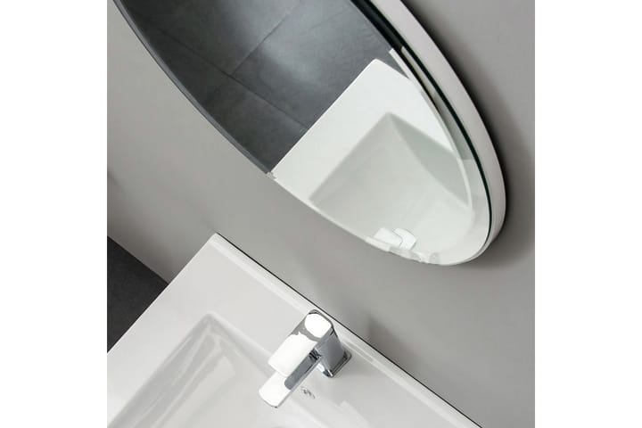Peili Roa 70 cm - Valkoinen - Peili - Kylpyhuoneen peilit - Kylpyhuonepeili valaistuksella