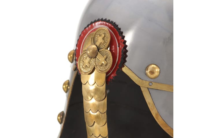Saksan preussilainen kypärä antiikki kopio hopea teräs - Sisustusesineet