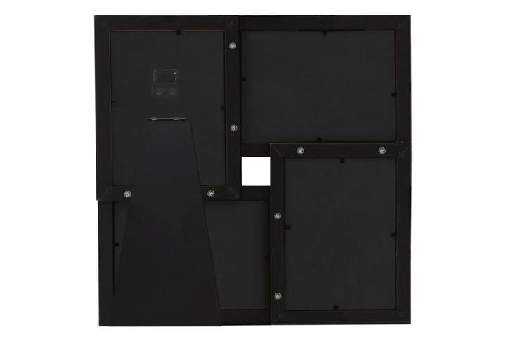 Kollaasi valokuvakehys 4x(10x15 cm) kuville musta MDF - Musta - Valokuvakehys