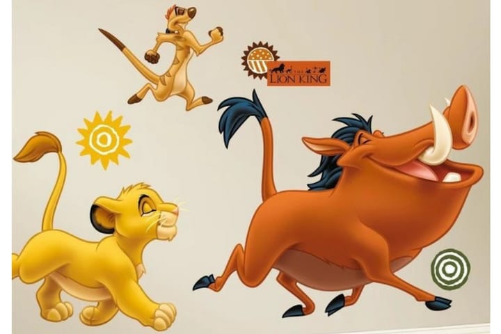 Liimaa&Irrota Sisustustarra Disney Leijonakuningas - RoomMates - Seinätarrat