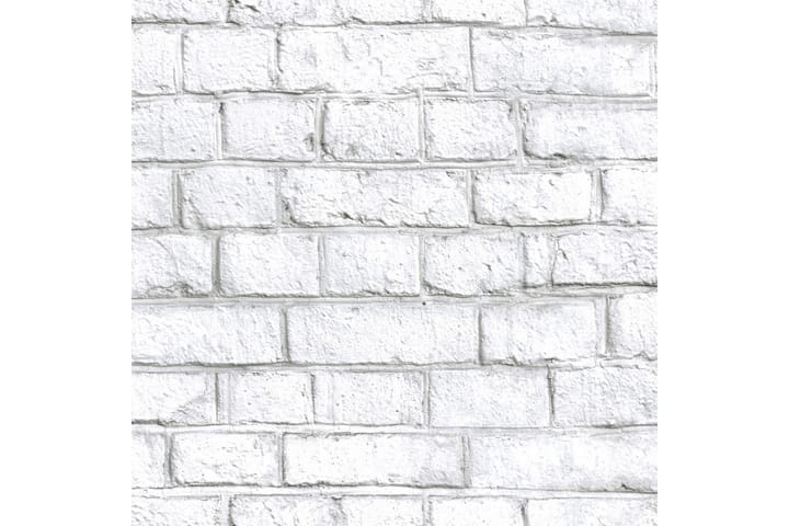 Liimaa&Irrota White Brick Tarratapetti - RoomMates - Seinätarrat